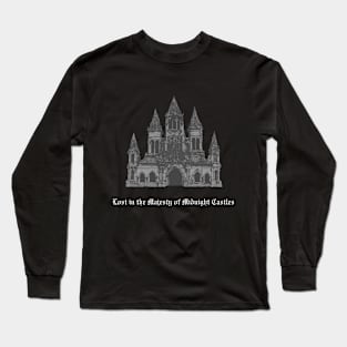 Lost in the Majesty of Midnight Castles Long Sleeve T-Shirt